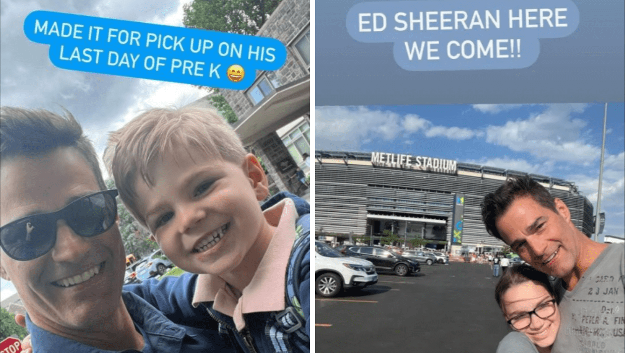 'GMA's weatherman Rob Marciano spends quality time with 4-year-old son Mason and 11-year-old daughter Madelynn (@robertmarciano/Instagram)