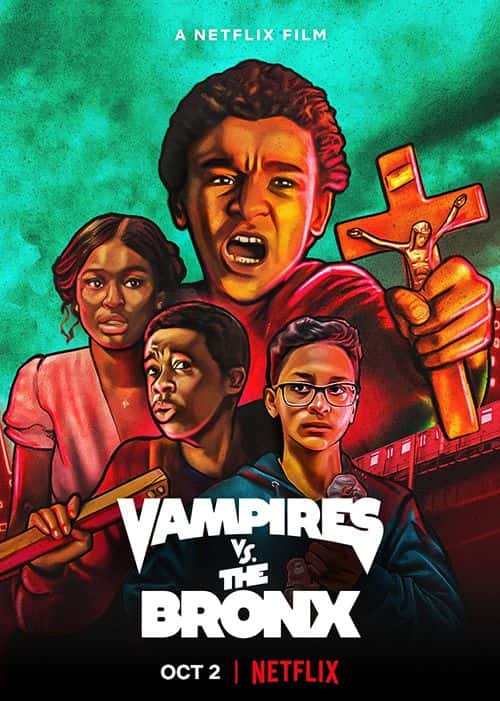 The official poster for Netflix's 'Vampires vs. the Bronx' (IMDb)