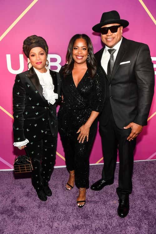 (L-R) Simone Smith, Michelle Rice and LL Cool J attend the TV One Urban One Honors at The Eastern on December 02, 2022 in Atlanta, Georgia.