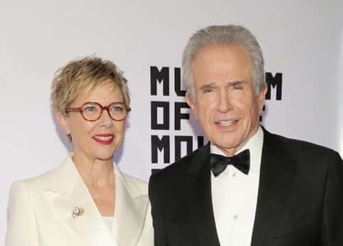 Honoree Warren Beatty and Annette Bening attend Museum Of The Moving Image 30th Annual Salute honoring Warren Beatty at 583 Park Avenue on November 2, 2016 in New York City.
