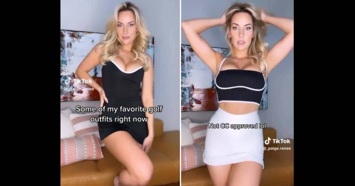 Paige Spiranac shared her favorite golf outfits (_paige.renee/ TikTok)