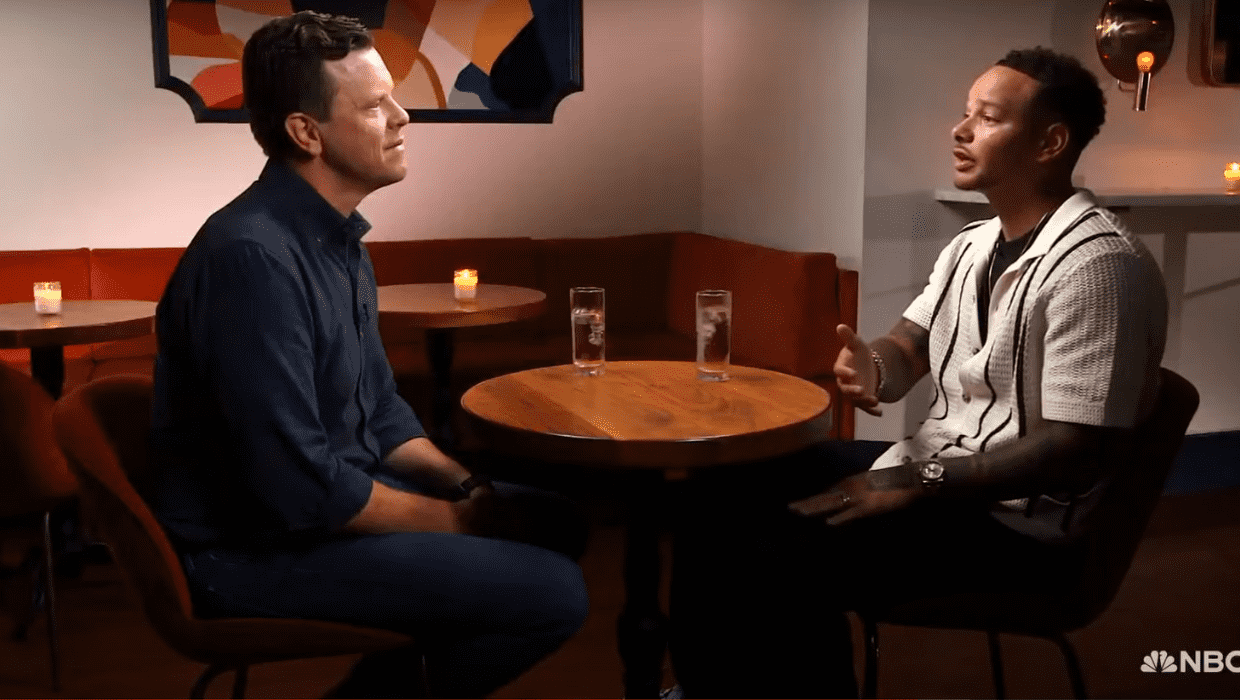 Kane Brown shared he was 'really scared of everything' when he 'first got into music' during his interview with Willie Geist (@today/YouTube)