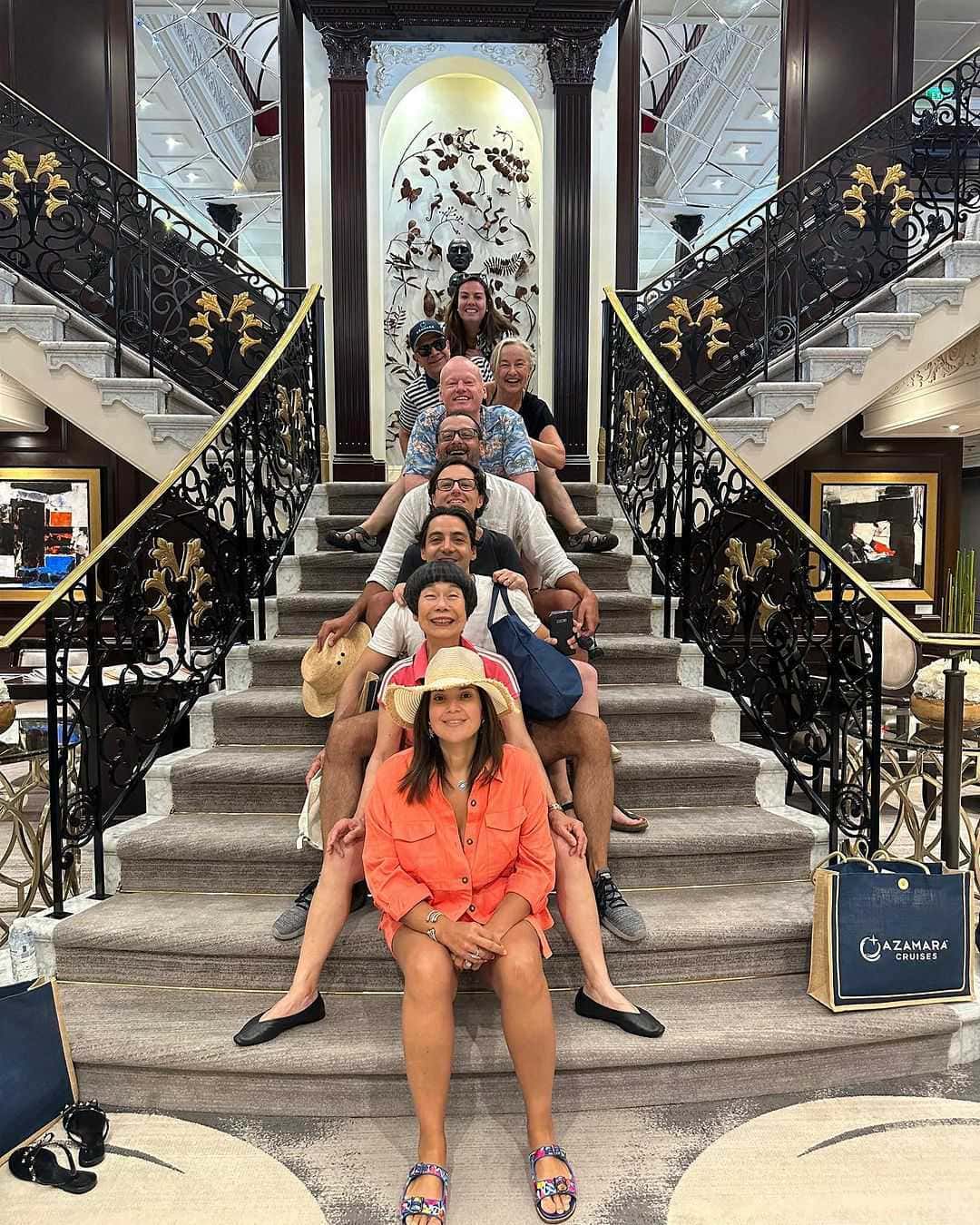 Ana Navarro shares a picture with her new friends in Turkey (Instagram/@ananavarrofl)