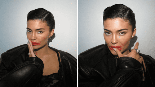 Kylie Jenner's new photoshoot featuring her smudged lipstick was trolled by the internet (Instagram/@kyliejenner)