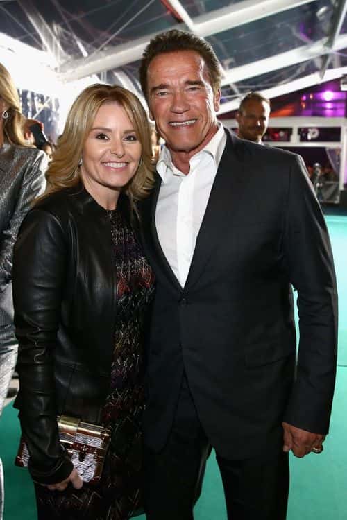 Actor Arnold Schwarzenegger and Heather Milligan  attend the 'Maggie' Premiere and Golden Icon Award Ceremony during the Zurich Film Festival on September 30, 2015 in Zurich, Switzerland. The 11th Zurich Film Festival will take place from September 23 until October 4.