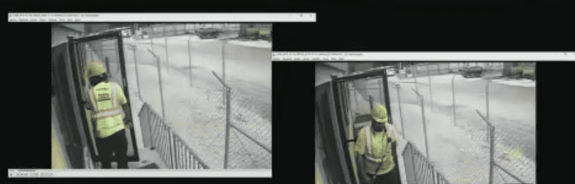 Eerie footage has surfaced of now-convicted killer Jonathan Quiles leaving his job on the day his niece vanished (@News4JAX/Youtube)