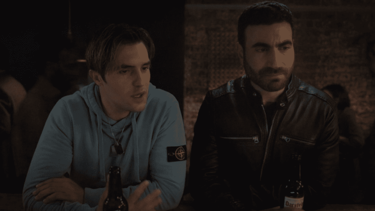 A still from 'Ted Lasso' Season 3 finale starring Roy Kent and Jamie Tartt (Apple TV+)