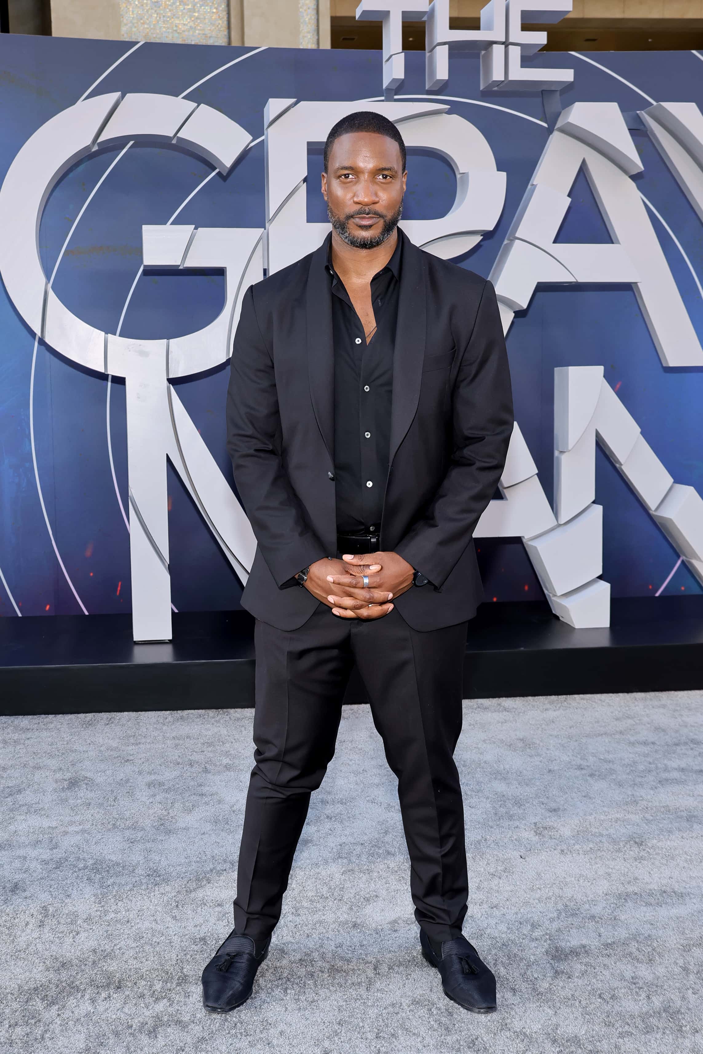 Eme Ikwuakor attends the World Premiere of Netflix's