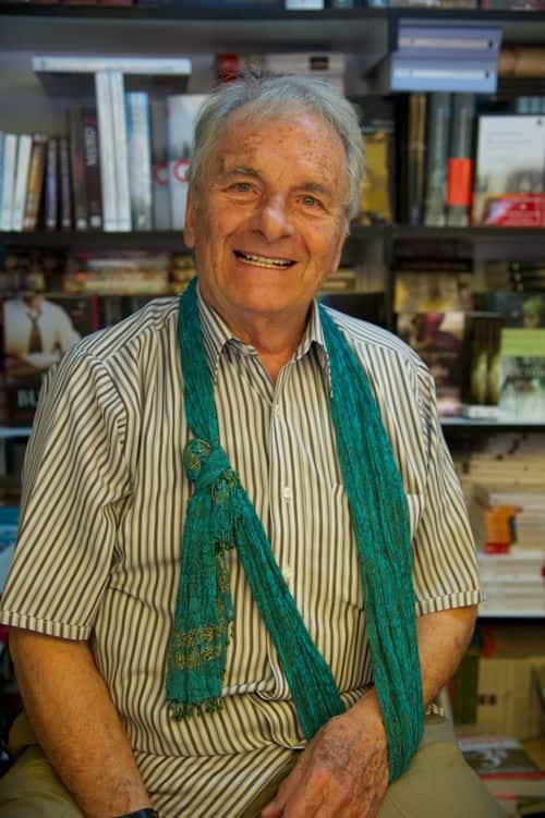 Author Dominique Lapierre attends a book signing for her latest work during