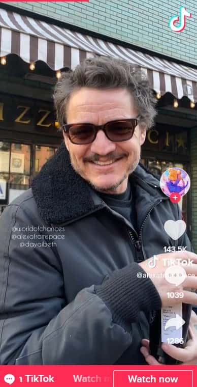 Pedro Pascal's Starbuck's drink label, with a whooping dose of caffeine, goes viral on TikTok (Video screenshot/TODAY.com)