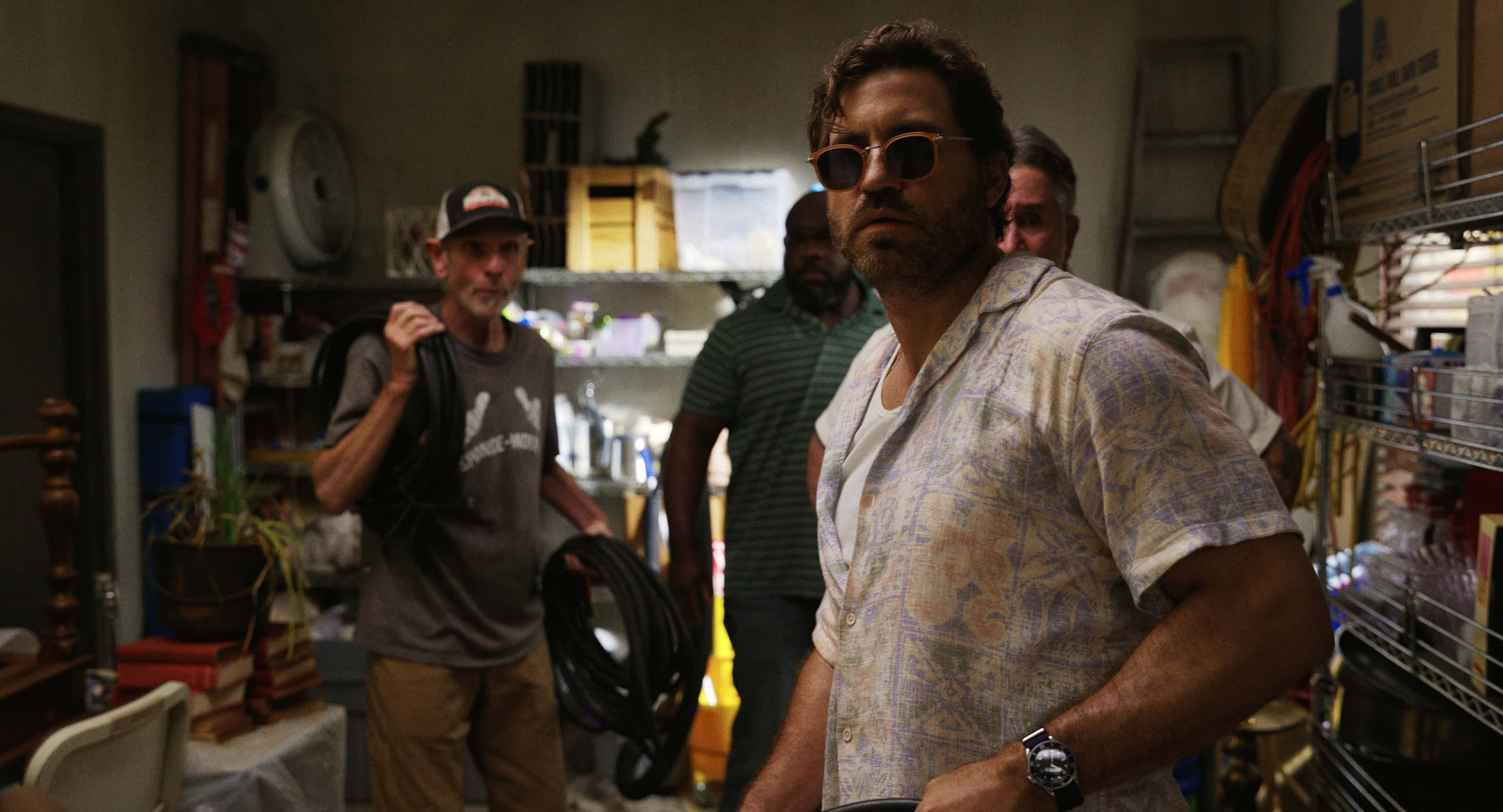 Mark Jeffrey Miller, Leonard Earl Howze, Edgar Ramírez, Anthony LaPaglia in 'Florida Man' (IMDb)