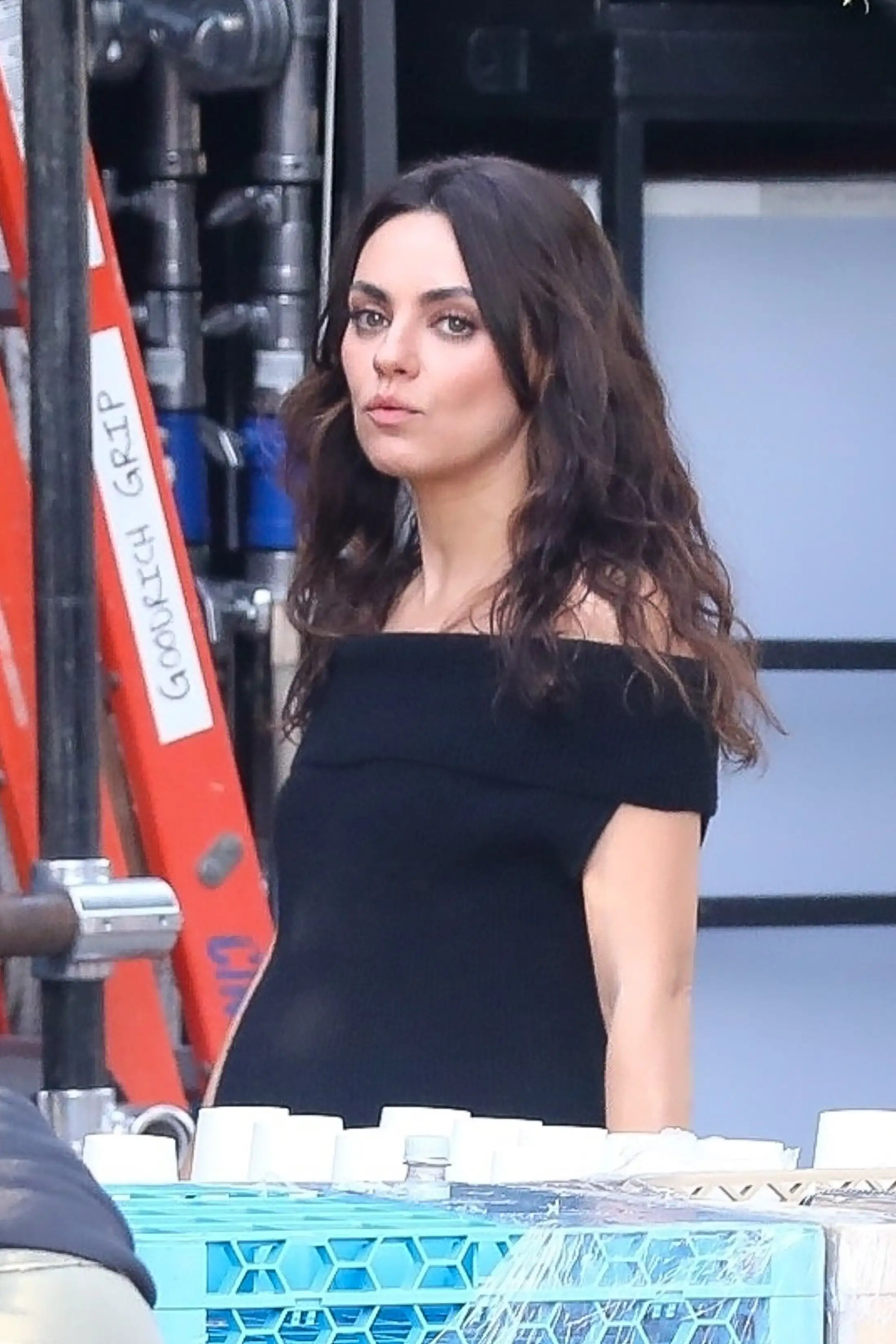 Mila shares two children, daughter Wyatt, eight, and son Dimitri, six, who she shares with her husband Ashton Kutcher, 45 (backgrid)