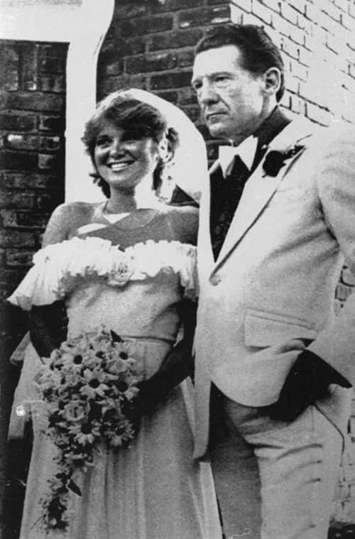 Legendary American rock 'n' roll singer, songwriter and pianist Jerry Lee Lewis with his fifth wife.