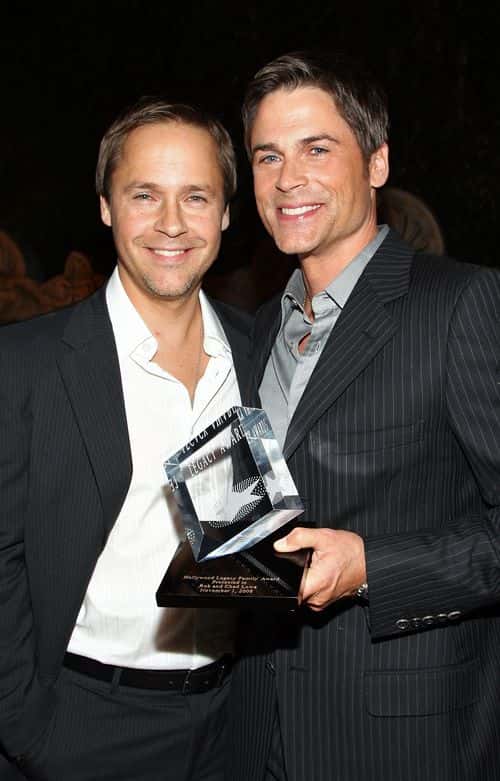 Actors Chad (L) and Rob Lowe attend the Hollywood Entertainment Museum's Hollywood Legacy Awards XI held at the Esquire House Hollywood Hills on November 11, 2008 in Los Angeles, California.