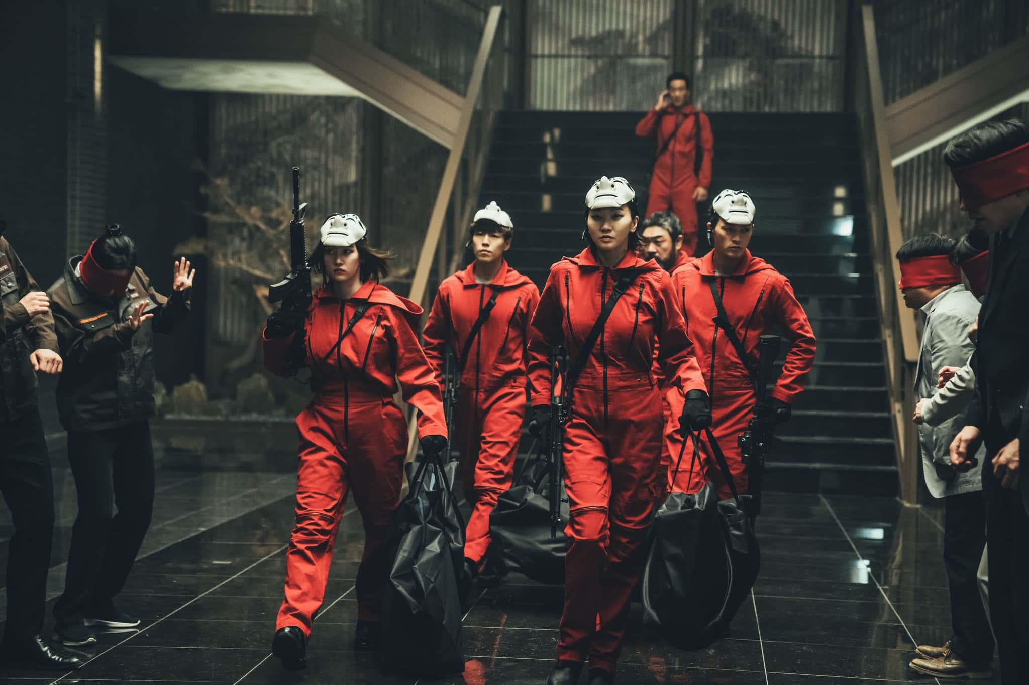 A still from 'Money Heist: Korea - Joint Economic Area' (Netflix)
