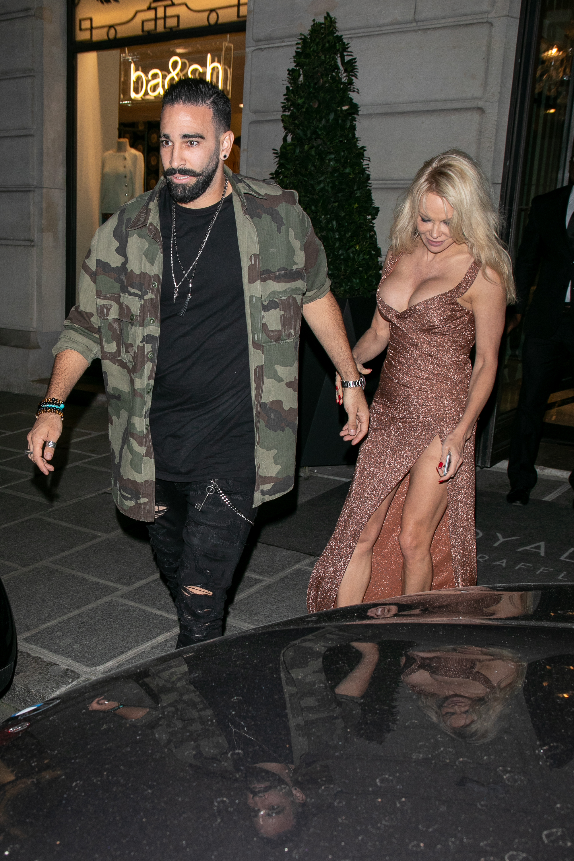 Adil Rami and Pamela Anderson (Getty Images)