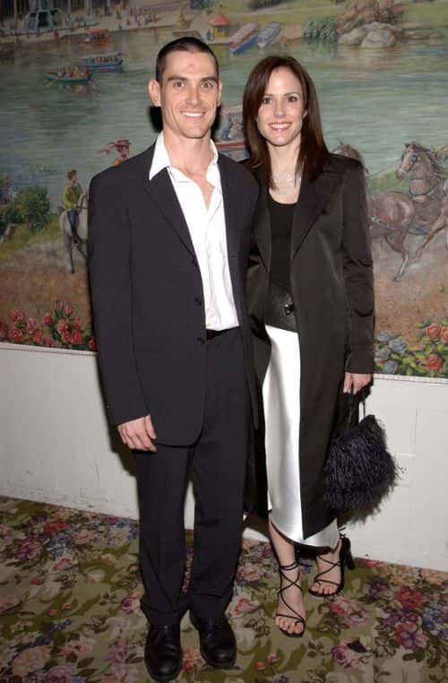 Actor Billy Crudup and actress Mary Louise Parker arrive at the after party for the play 