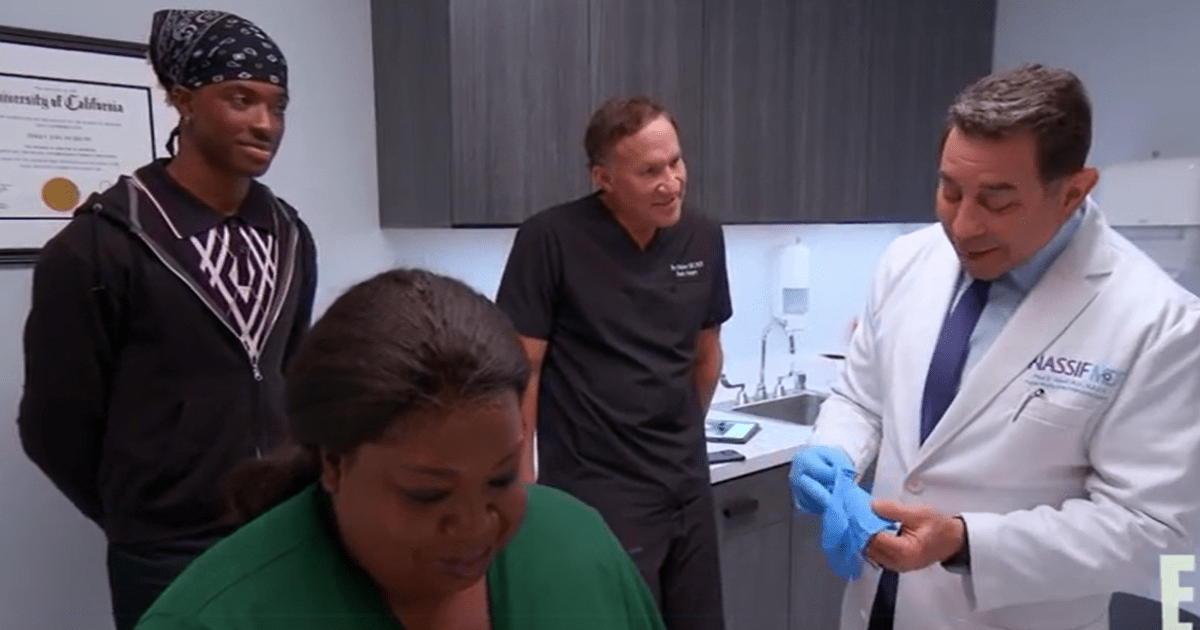 Tyliyah on 'Botched' Season 8 with Drs Paul Nassif and Terry Dubrow (E!Entertainment) 