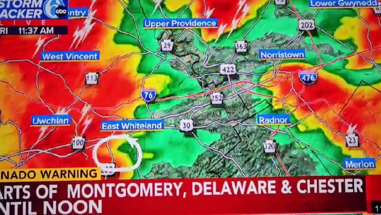 The weather warning that disrupted 'The View' Friday morning (ABC)