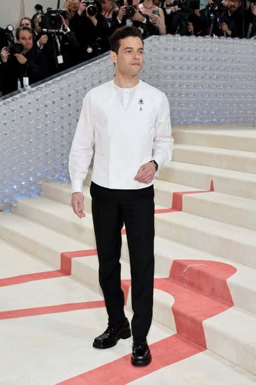 Rami Malek attends The 2023 Met Gala Celebrating 