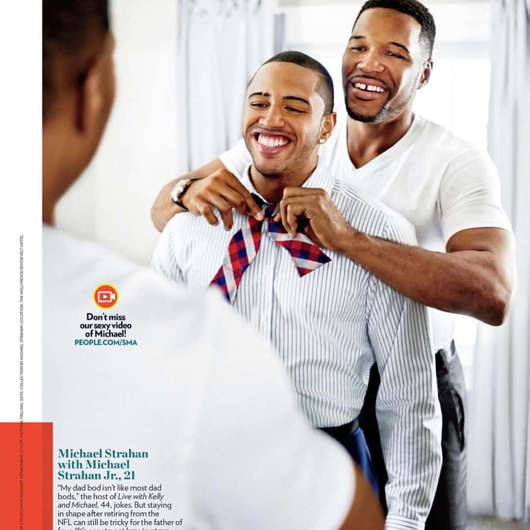 Michael Strahan Jr. is the only son of 'GMA' star Michael Strahan (@michaelstrahan/Instagram)