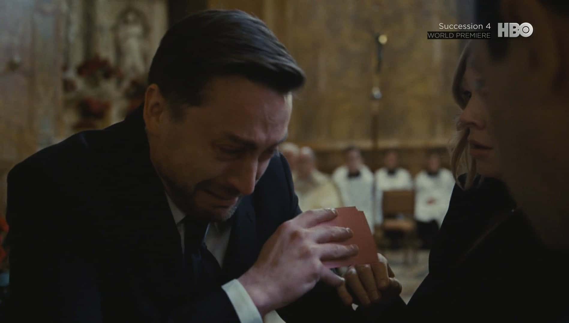 A still from 'Succession' Season 4 Episode 9 (HBO)