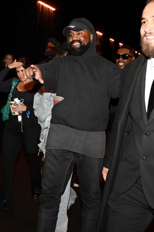Kanye West attends the Balenciaga Womenswear Spring/Summer 2023 show as part of Paris Fashion Week on October 02, 2022 in Villepinte, France.