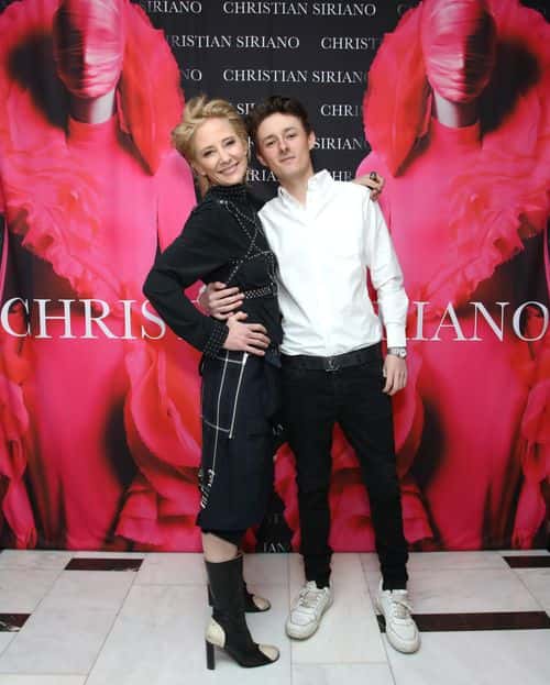 Anne Heche and Homer Laffoon attend the celebration launch of Christian Siriano's new book 'Dresses to Dream About' at The London West Hollywood at Beverly Hills on November 19, 2021 in West Hollywood, California.