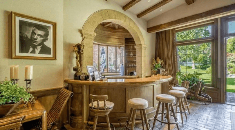 The home is designed in Spanish style(Realtor.com)