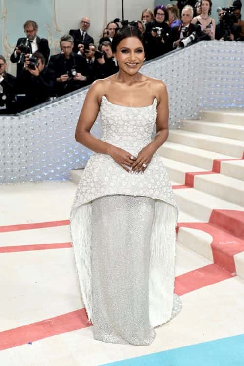 Mindy Kaling attends The 2023 Met Gala Celebrating 