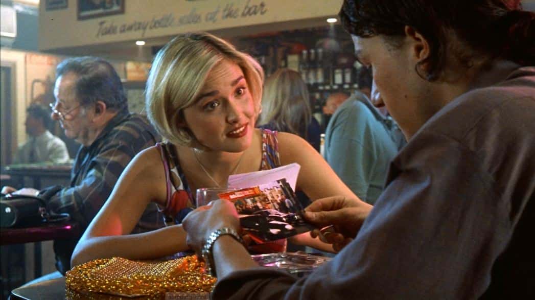 Rose Byrne and Heath Ledger in a still from 'Two Hands' (IMDb)