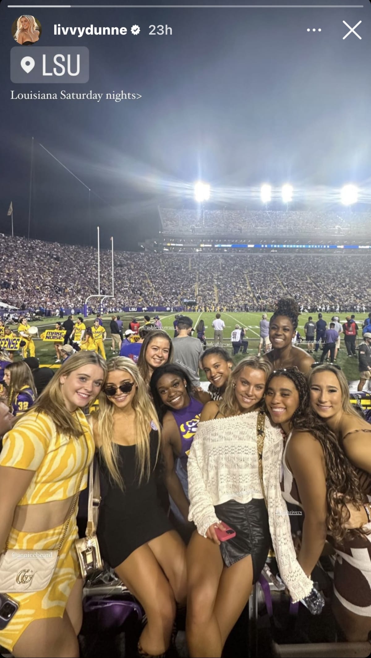 Picture shared by Olivia Dunne(@livvydunne/Instagram)