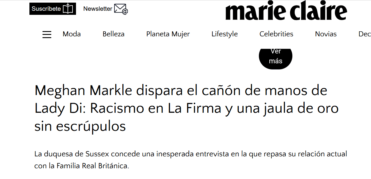 (Photo: screengrab of Marie Claire)