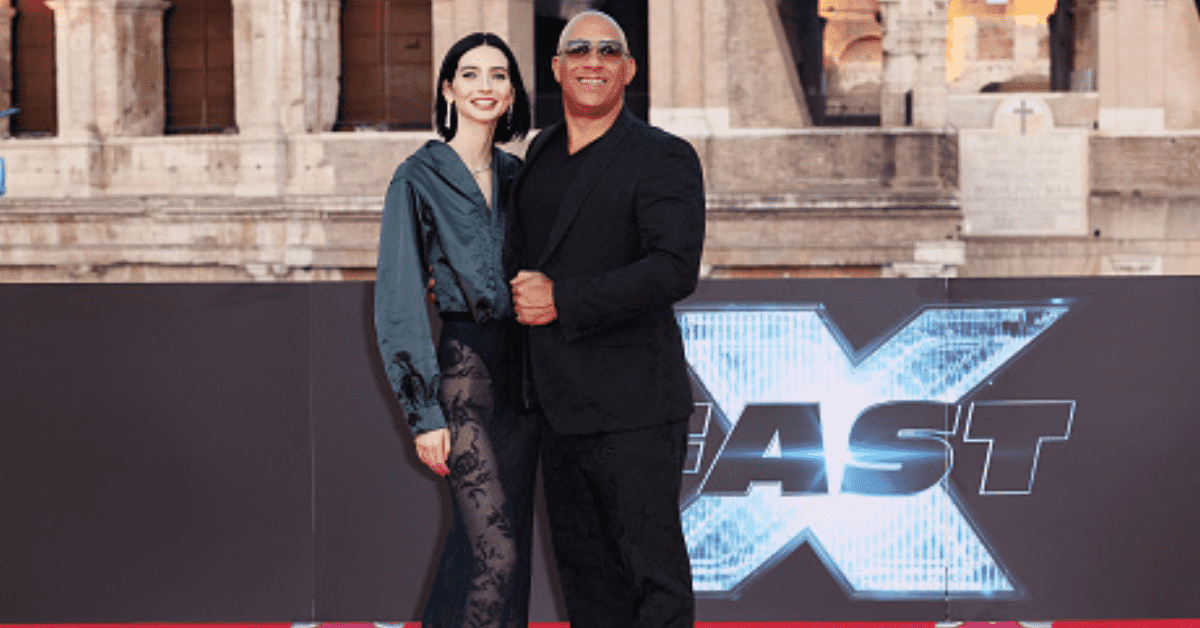 ROME, ITALY - MAY 12: Meadow Walker and Vin Diesel attends the Universal Pictures presents the 