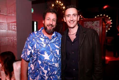(L-R) Adam Sandler and Tyler Spindel attend Netflix's Special Screening of 