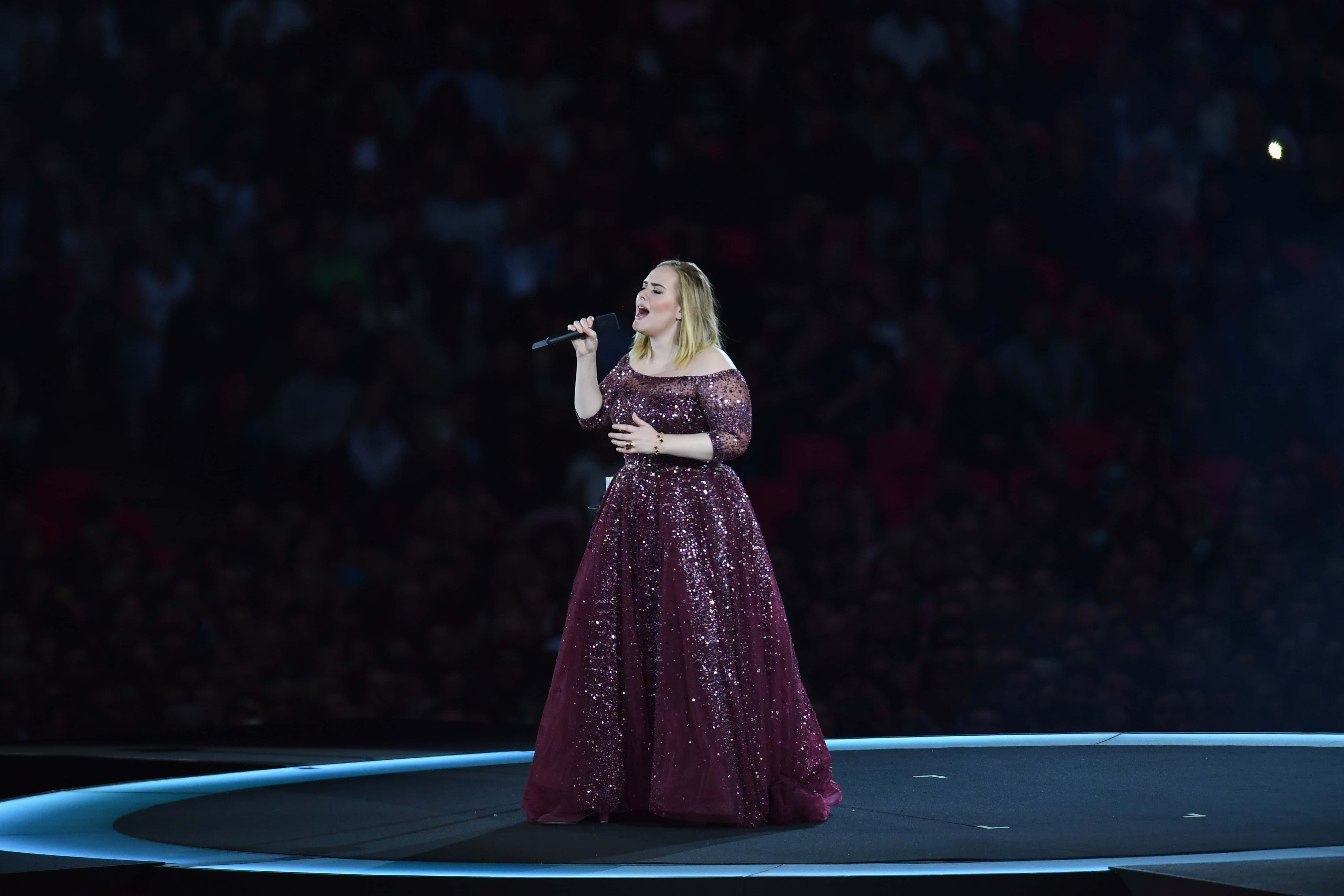 Adele performs at Wembley Stadium on June 28, 2017 in London, England. (Photo by Gareth Cattermole/Getty Images for September Management)