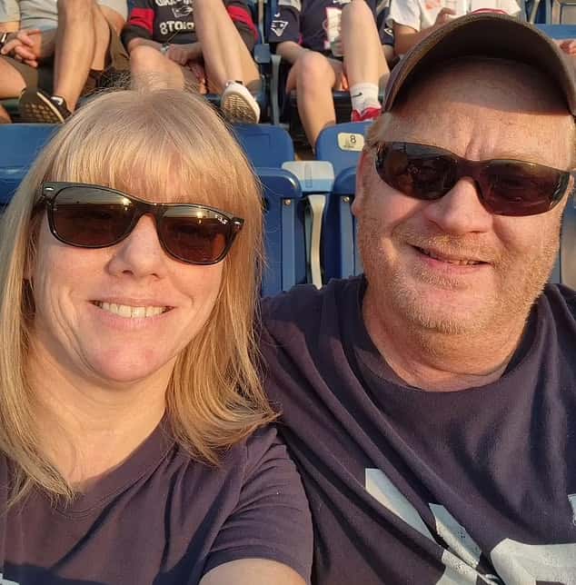 Devastated wife Lisa Mooney said she felt 'numb' after hearing the horrific news about her husband's death (Handout)