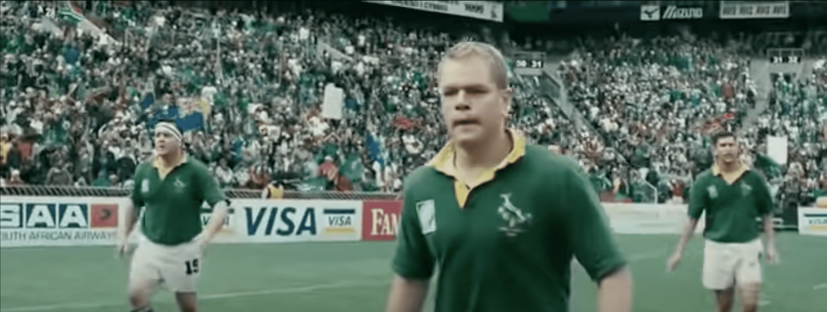 Matt Daemon received an Academy 
Award nomination for 'Invictus' (Warner Bros./YouTube)