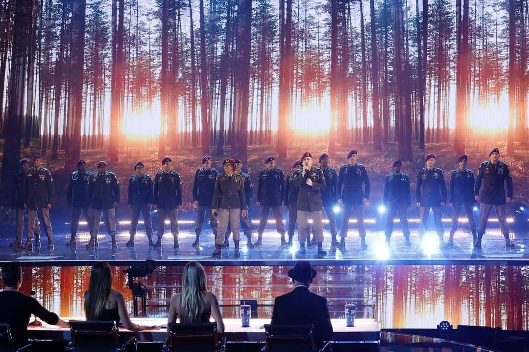 82nd Airborne Division Chorus on 'AGT' Season 18 live show (Instagram/82ndairbornediv)
