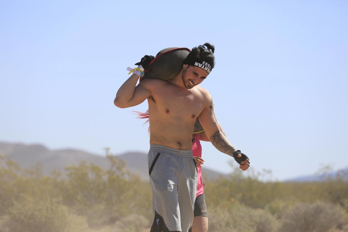 Michael competed in a Spartan race against Tom Brady (Facebook/@michael.shiakallis)