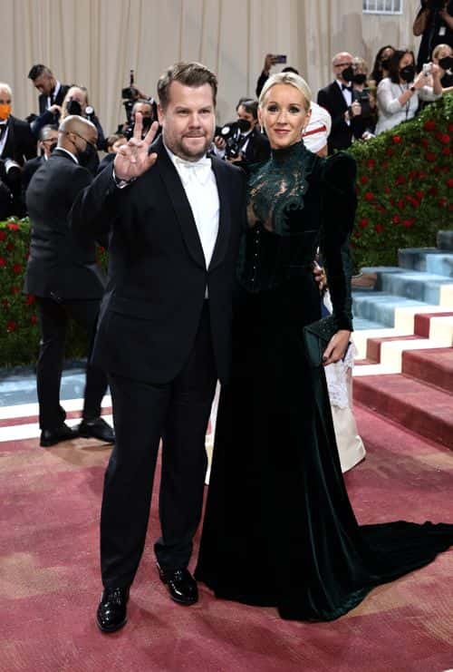 (L-R) James Corden and Julia Carey attend The 2022 Met Gala Celebrating
