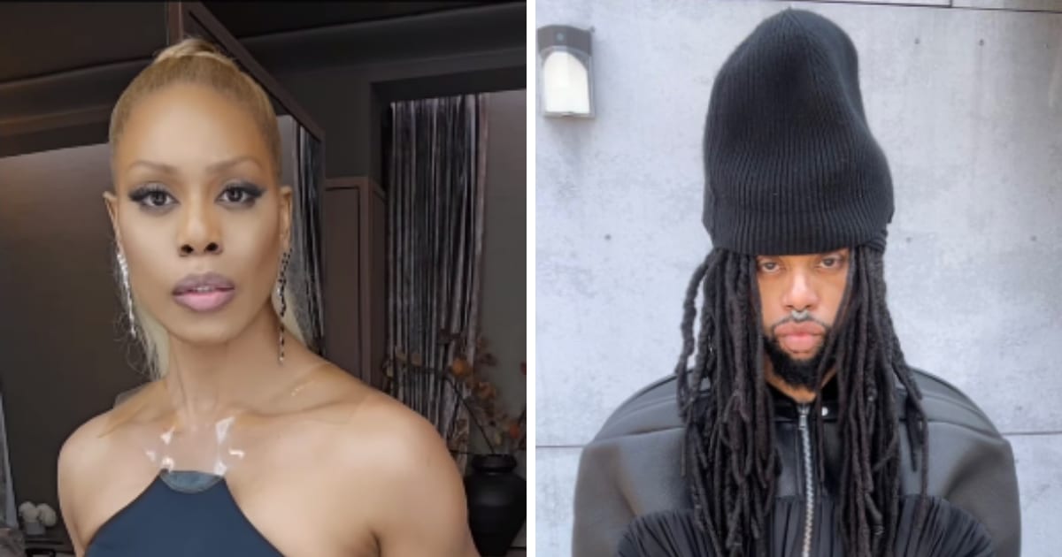 Laverne Cox and M Lamar (Instagram)