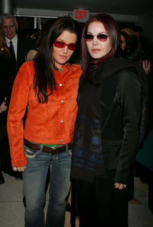 Singer Lisa Marie Presley (L) and her mother Priscilla Presley attend the Church of Scientology's Citizens Commission On Human Rights