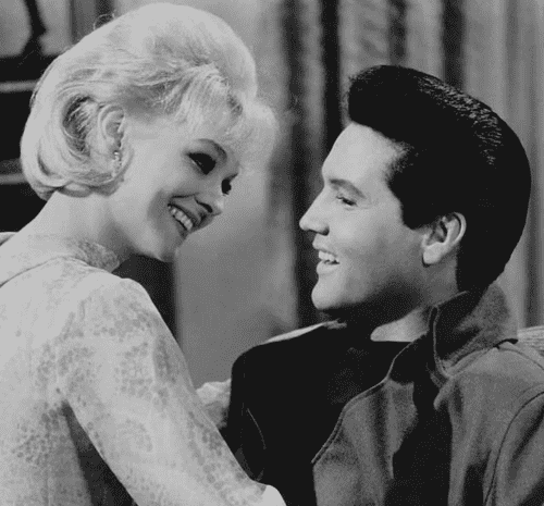 Diane McBain and Elvis Presley became goos friends and bonded over spirituality. (IMDb/Spinout)