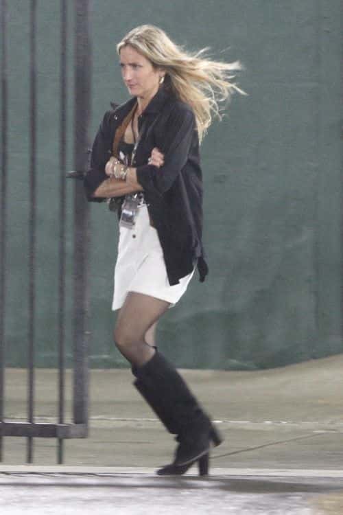 Mystery blonde. (Photo: Backgrid)