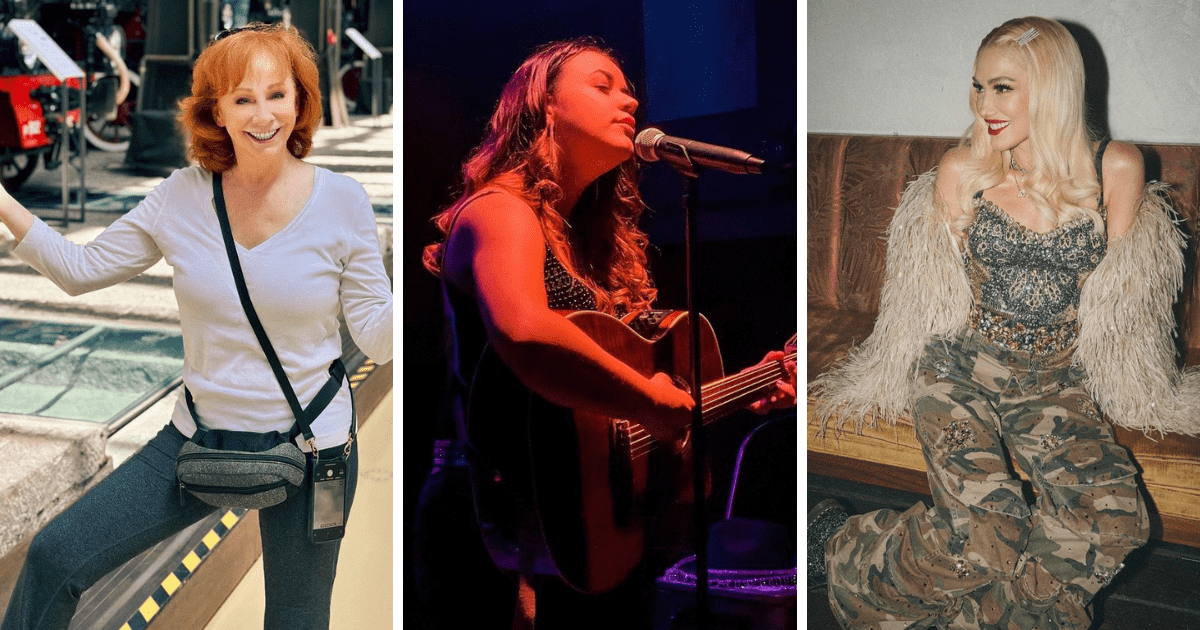 Reba McEntire, Kristen Brown, and Gwen Stefani (Instagram/reba/kristenbrownmusic/gwenstefani)