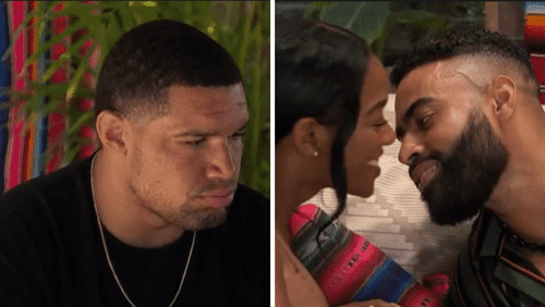 Rodney, Eliza and Justin in 'Bachelor in Paradise' 2022 (ABC)