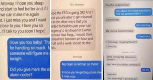 Some of the message exchanged between James Craig and his wife Angela Craig.