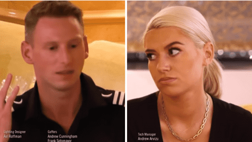 Fraser Olender and Camille Lamb in 'Below Deck' Season 10 episode 6 (BravoTV)