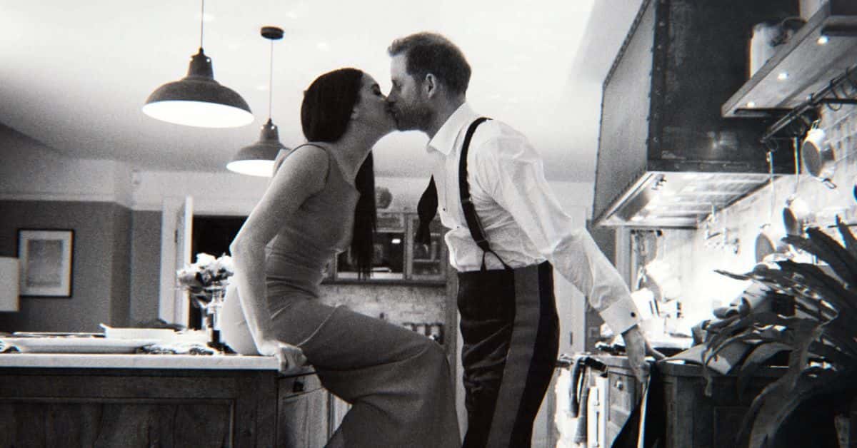 Prince Harry and Meghan Markle in 'Harry & Meghan' (IMDb)